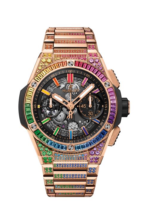 hublot king gold rainbow|hublot big bang rainbow.